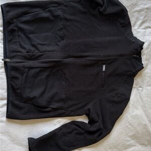 Figs Black Fleece Jacket